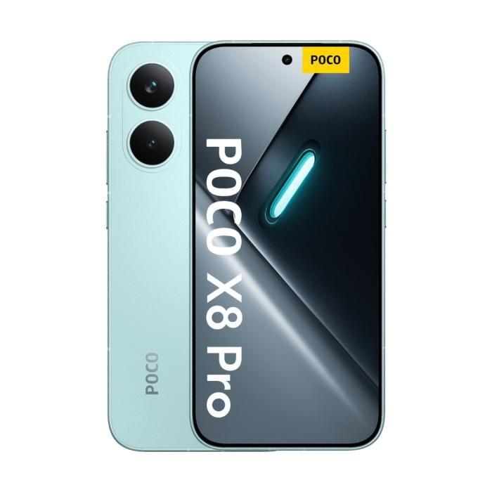 スマートフォン本体 POCO X8 Pro Mint Green 8GB/256GB Celular Xiaomi Poco 256GB 8GB RAM Verde X8 Pro 5G - Xiaomi Poco X8